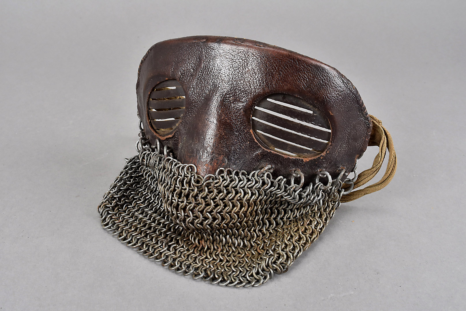 WWI tank driver's splatter mask