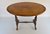 Victorian walnut side table, of oval shape