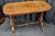 Victorian walnut oval sofa table