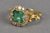 A 19th Century emerald and diamond ring