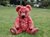 Red, a rare Chad Valley red artificial silk plush teddy bear, 1930s 